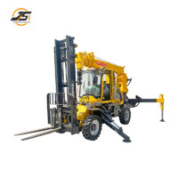 T35 Rough Terrain Forklift Tail Crane