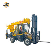 T35 Rough Terrain Forklift Tail Crane