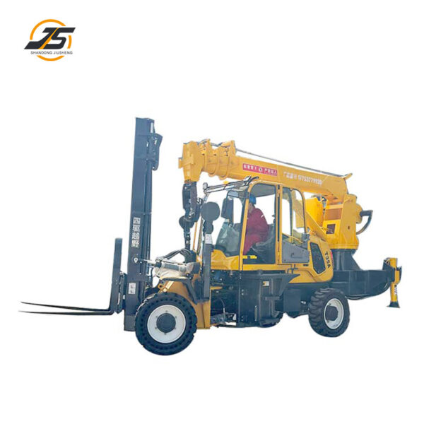T35 Rough Terrain Forklift Tail Crane