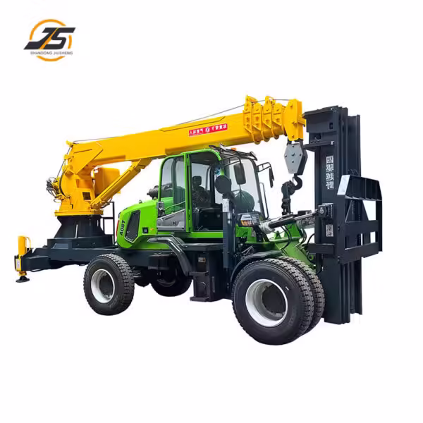 T35 Rough Terrain Forklift Tail Crane