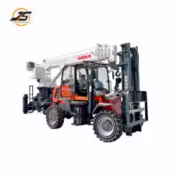 T50 Rough Terrain Forklift Tail Crane