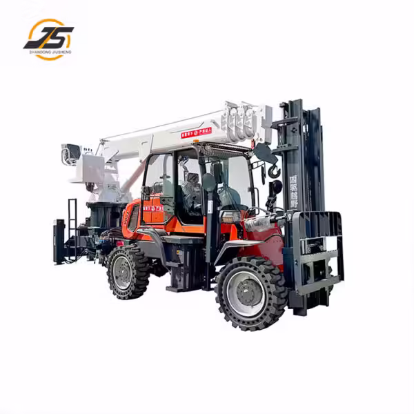 T50 Rough Terrain Forklift Tail Crane