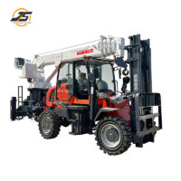 T60 Rough Terrain Forklift Tail Crane
