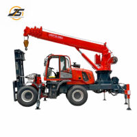 T60 Rough Terrain Forklift Tail Crane