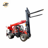 T60 Rough Terrain Forklift Tail Crane