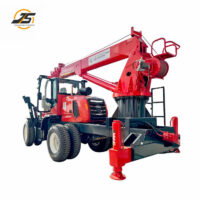 T80 Rough Terrain Forklift Tail Crane