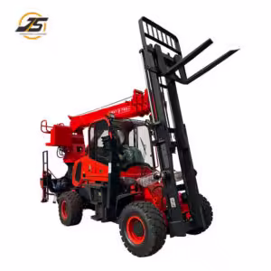 T80 Rough Terrain Forklift Tail Crane