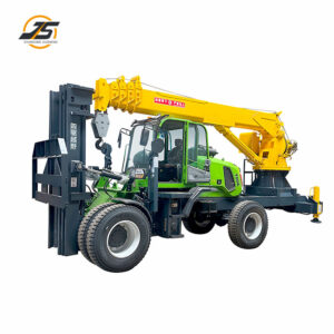 T80 Rough Terrain Forklift Tail Crane